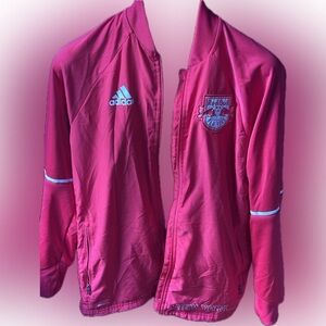 Adidas Red Bull New York Red Jacket Large